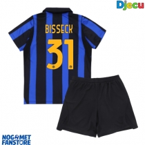 Inter Milan Yann Bisseck #31 Domaci Dres za djecu 2026-27 Kratak Rukav (+ Kratke hlače)